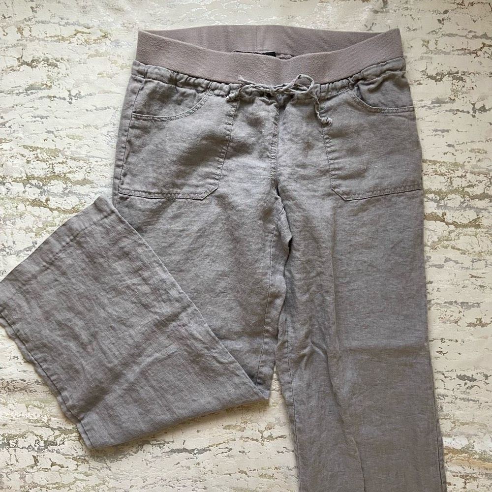 I•N•C International Concepts 100% linen wide leg pants